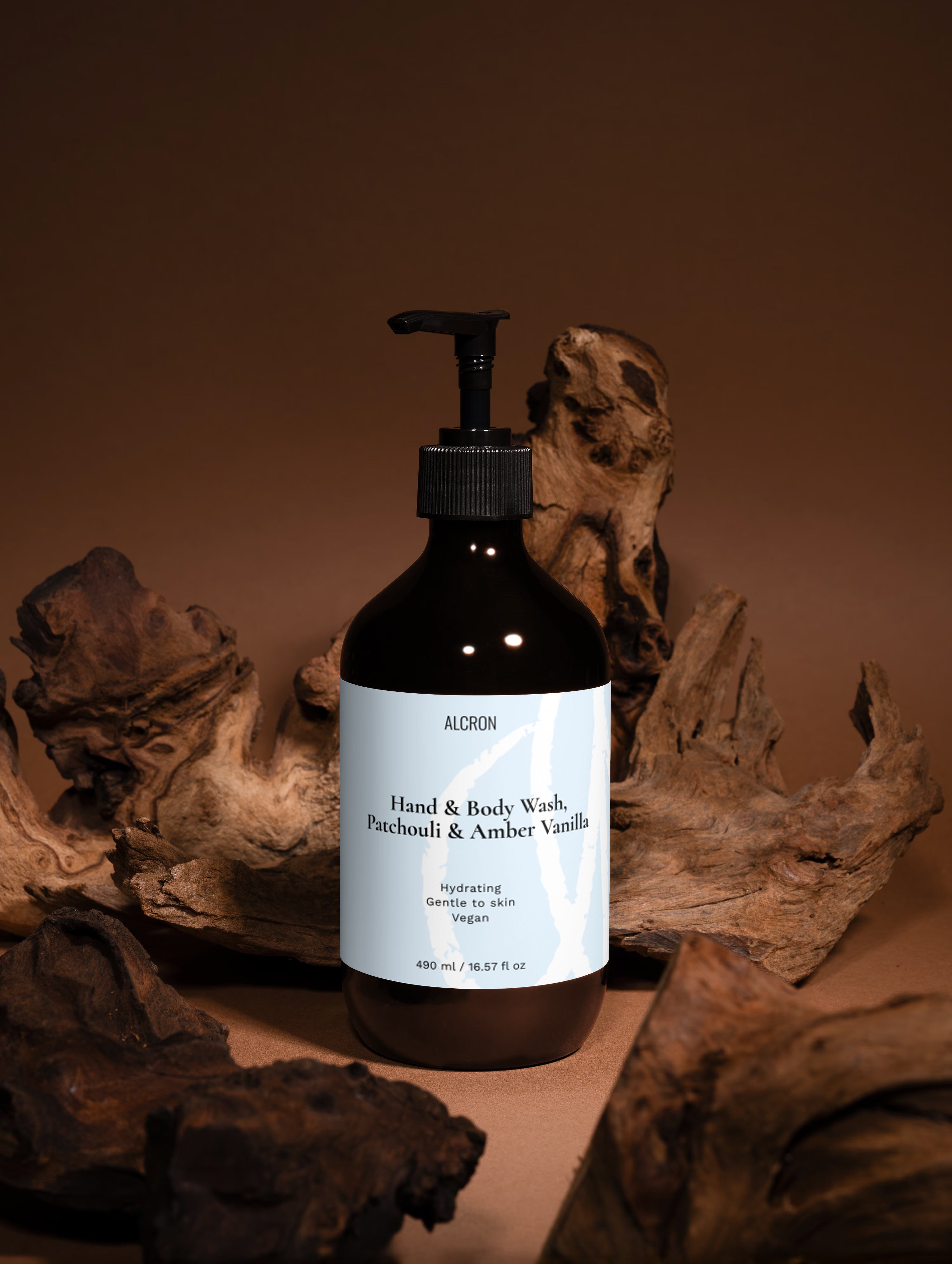 Hand & Body Wash, Patchouli & Amber Vanilla