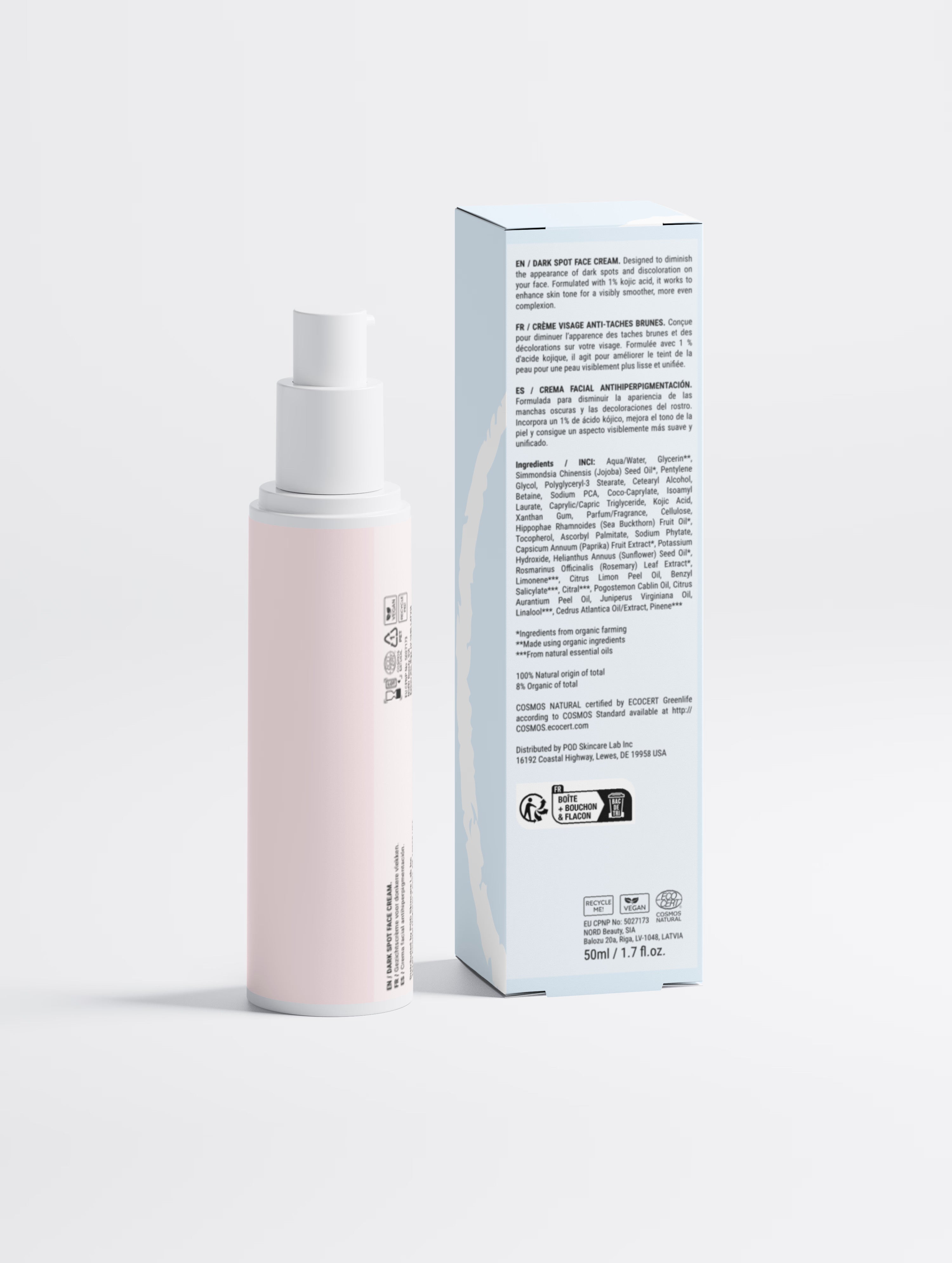 Dark Spot Face Cream with Kojic Acid