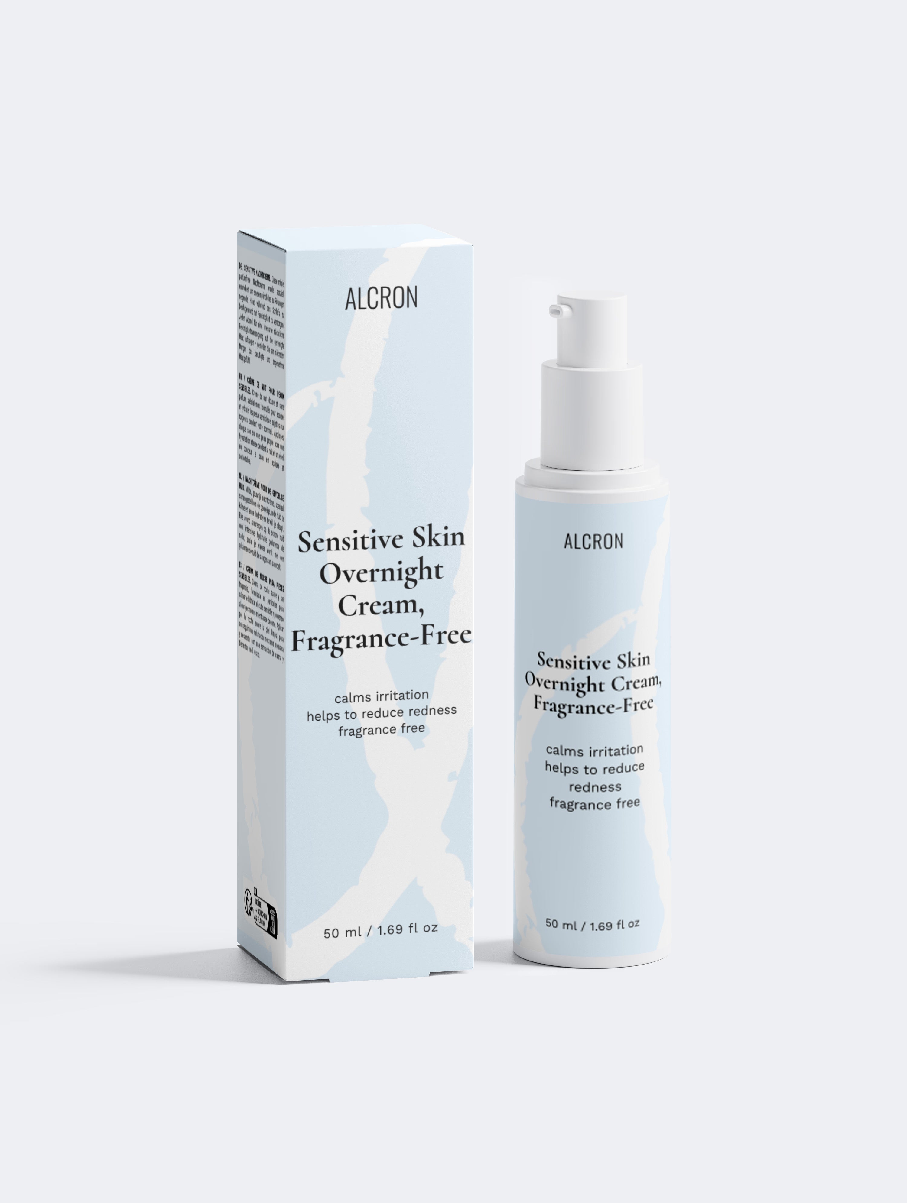 Sensitive Skin Overnight Cream, Fragrance-Free