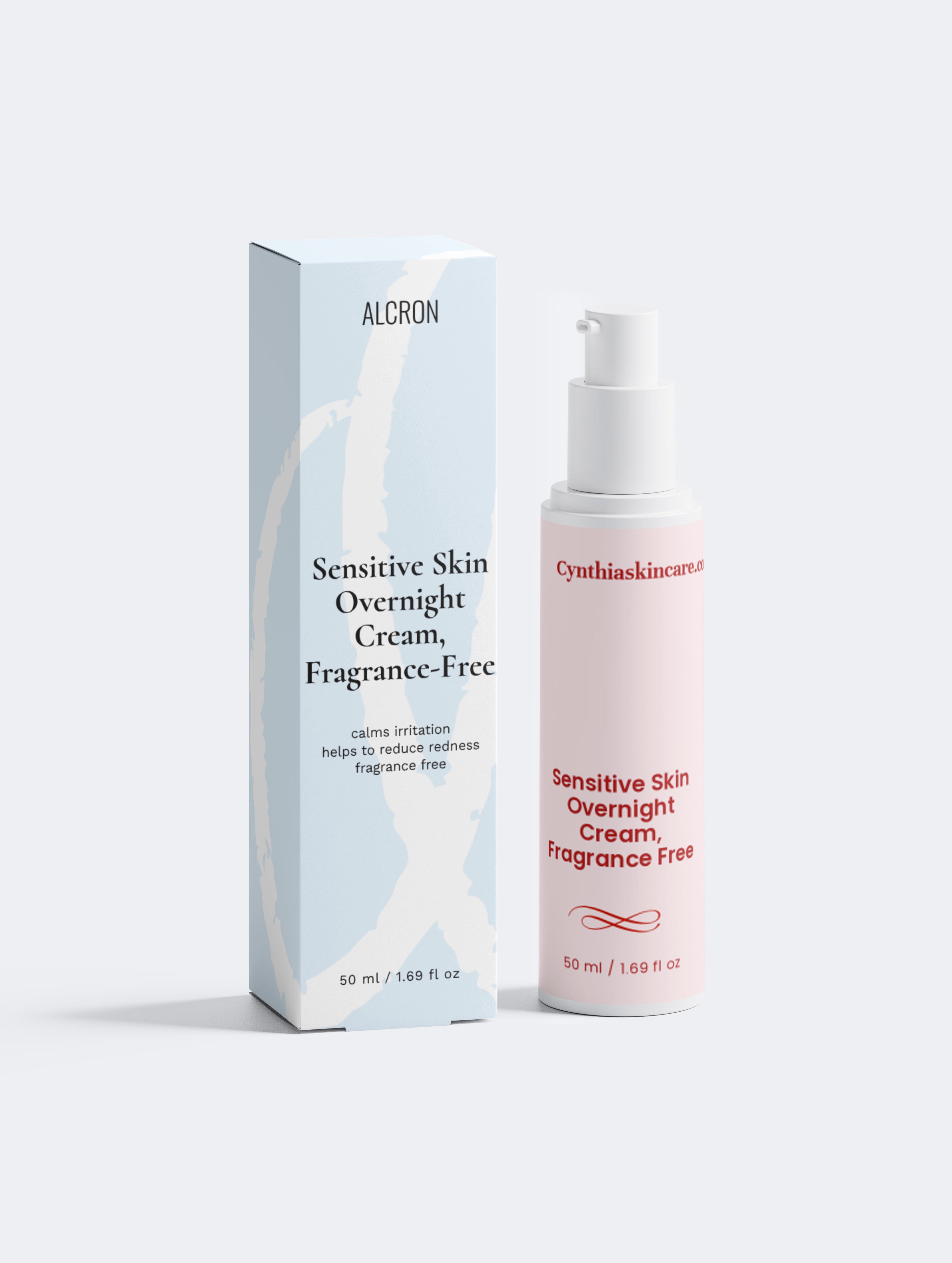 Sensitive Skin Overnight Cream, Fragrance-Free